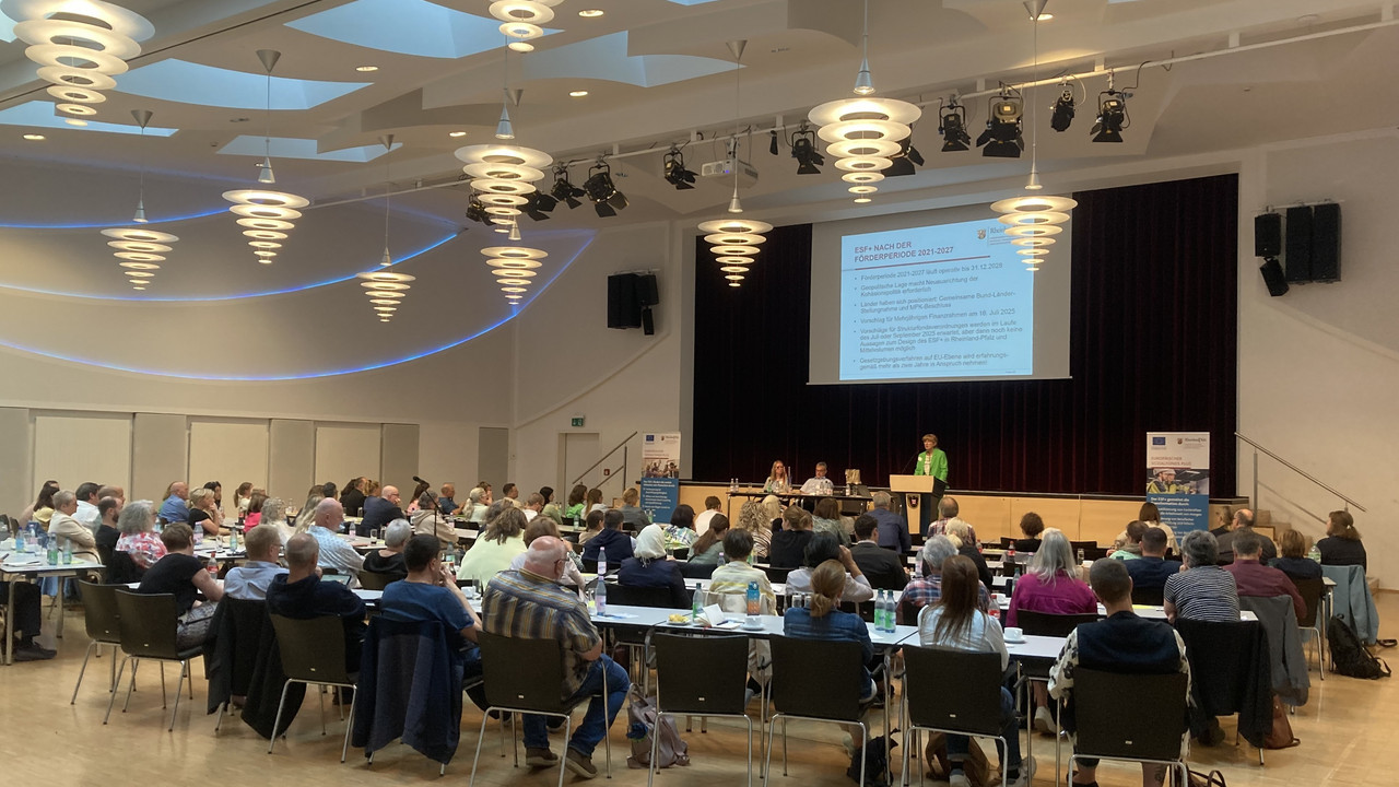 Informationsveranstaltung ESF+ Boppard 2025 Mehr als 120 Teilnehmer an der Veranstaltung